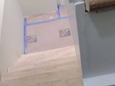 Custom Stair Floor Installation